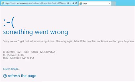 You can't access OWA or ECP after you install Exchange Server .